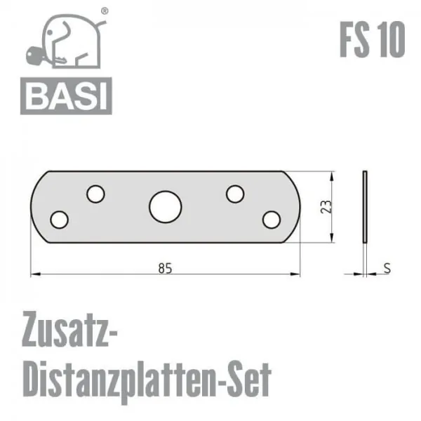 Distanzplatten FS10 – Bild 2