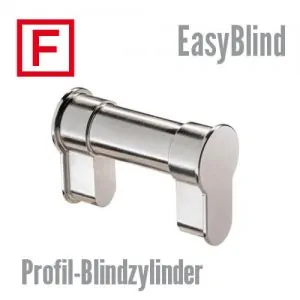 EasyBlind Profil-Blindzylinder vernickelt
