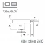Möbelschloss ZMB3 – Bild 3
