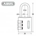 ABUS Vorhangschloss 145/20 – Bild 2