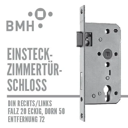 BMH falz eckig 20, Dorn 50/72