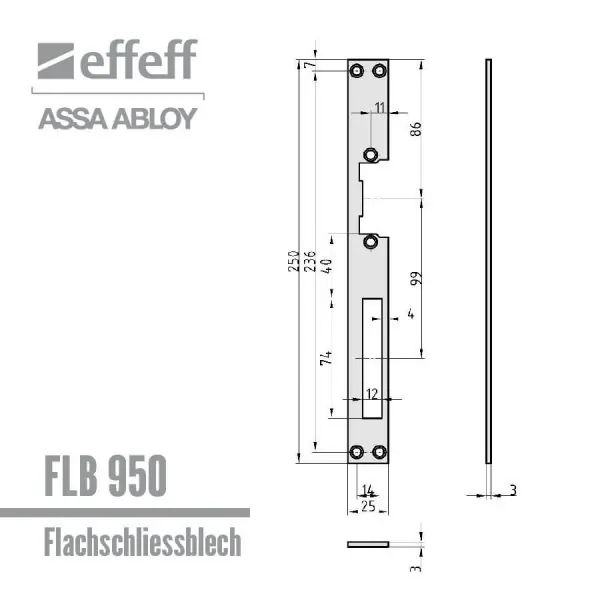 Flachschliessblech FLB 950 – Bild 2