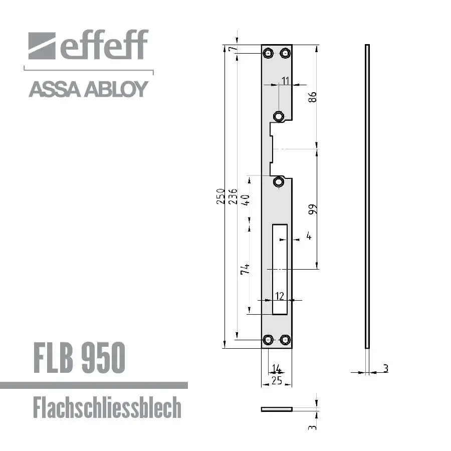 Flachschliessblech FLB 950 – Bild 2