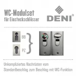 WC Modulset für Einsteckschlösser – Bild 3