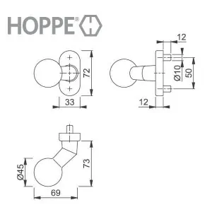 Hoppe Knopf F1