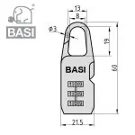 BASI Kofferschloss KS 615 – Bild 2