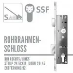 SAG RR02 Rohrrahmenschloss PZ mit Wechsel