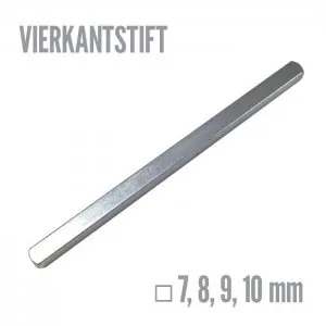 Vollstift-Vierkantstift