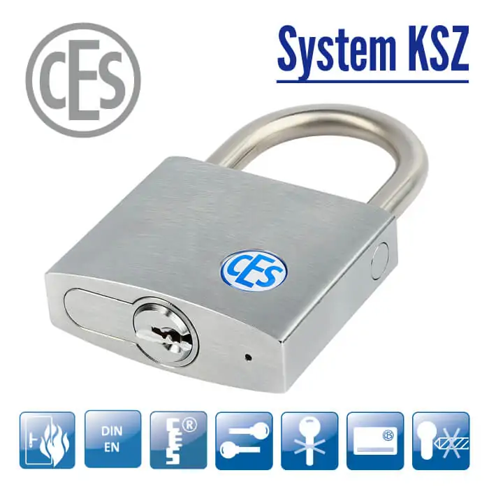 CES KSZ Vorhängeschloss 215N