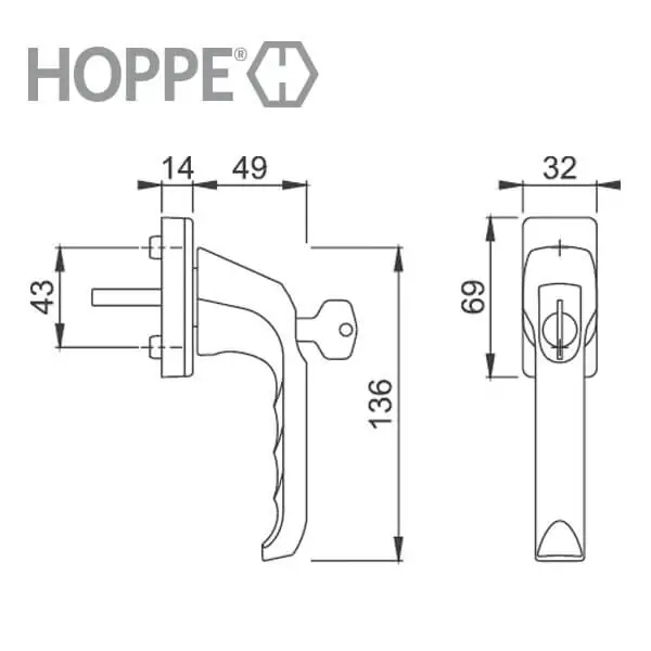 Fenstergriff Secu200 – Bild 2