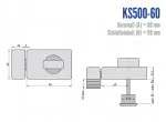 BASI KS500-60 Kastenzusatzschloss