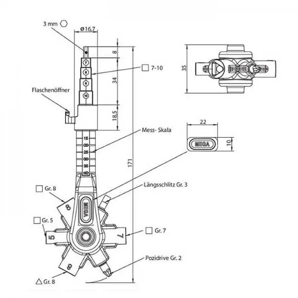 Mega Tool Bauschlüssel – Bild 3