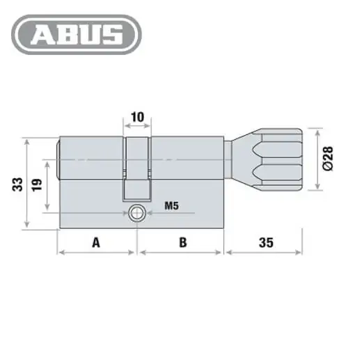 ABUS A93KNP Knaufzylinder – Bild 2
