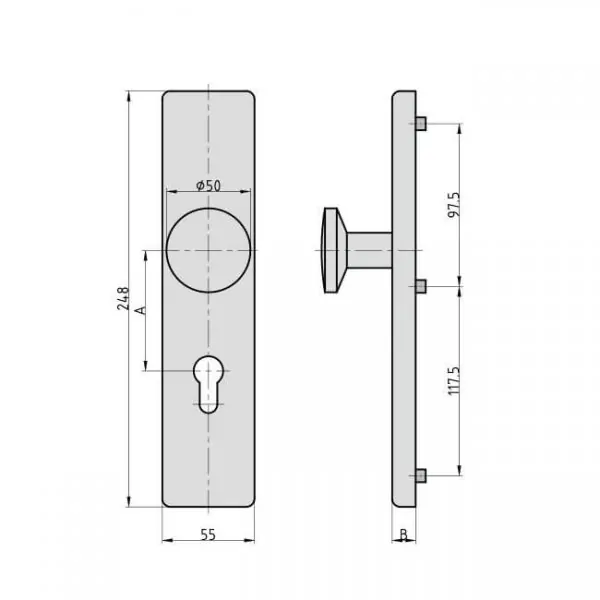Schutzbeschlag SB7500 – Bild 2