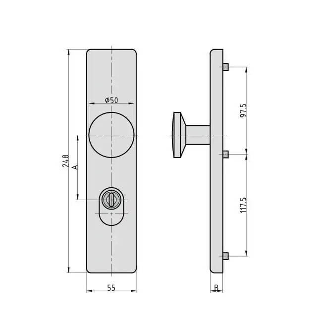 Schutzbeschlag SB7500 – Bild 3