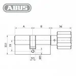 ABUS Zolit.1000 Knaufzylinder – Bild 2