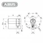 ABUS Bravus.3000 Halbzylinder – Bild 2