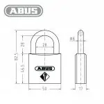 ABUS Bravus.2000 Vorhangschloss – Bild 2