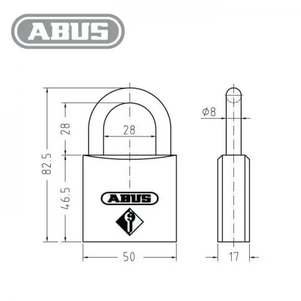 ABUS Bravus.2000 Vorhangschloss – Bild 2