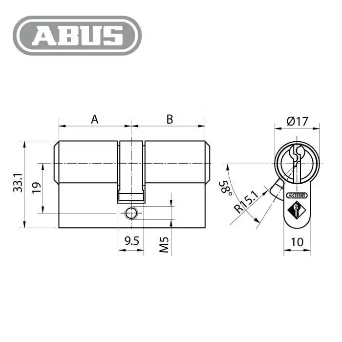 ABUS Zolit.1000 Schließzylinder – Bild 2