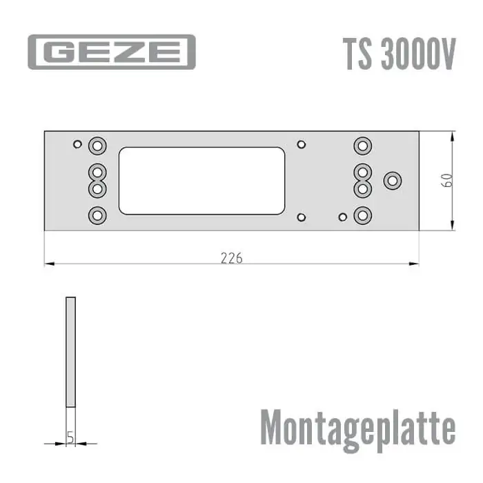 Montageplatte TS 3000V – Bild 2