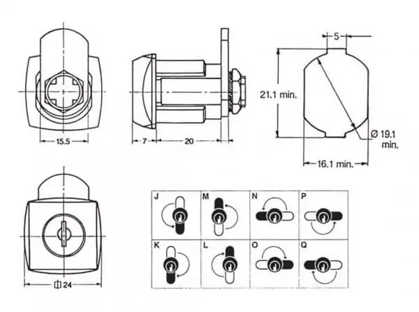 HS15 Hebelzylinder 19,1 mm – Bild 2