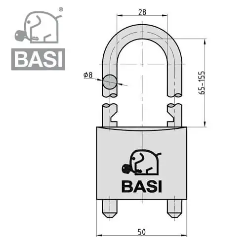 Vorhangschlösser VHS 612V – Bild 2