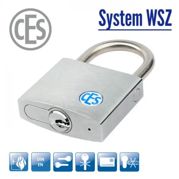 CES WSZ Vorhängeschloss 215N Der Sicherheitszylinder 8710 WSZ von CES gibt Ihnen das sichere Gefühl für Ihre Wohnung oder Eigenheim.