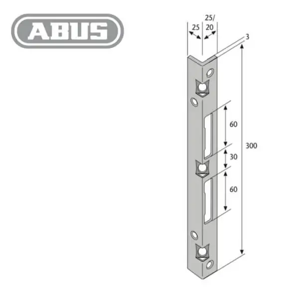 ABUS Sicherheitsschließblech SSB400 – Bild 2