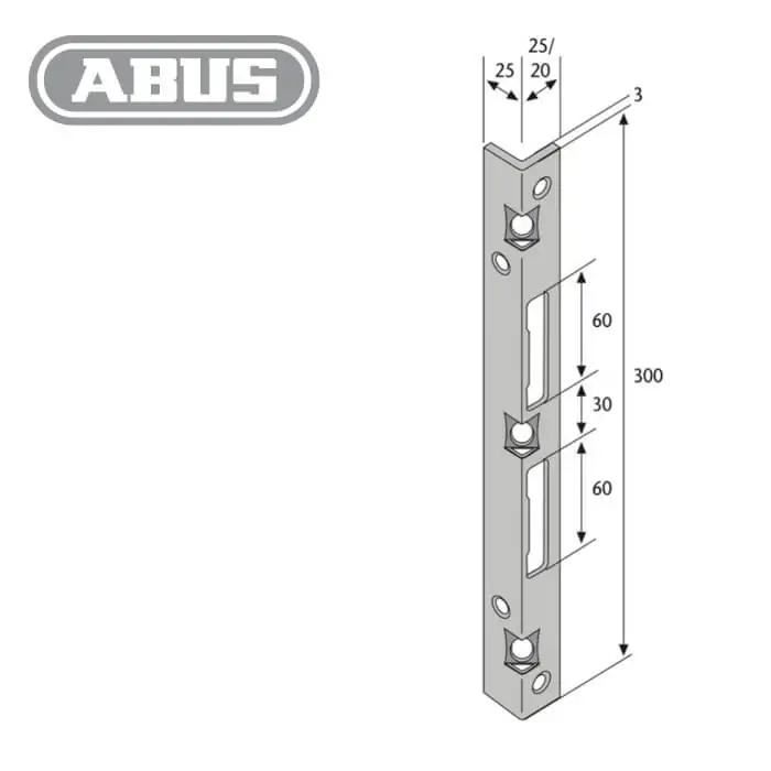 ABUS Sicherheitsschließblech SSB400 – Bild 2