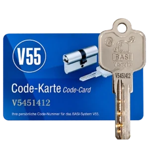 BASI V55 Ersatzschlüssel nach 6-stelligem Schlüsselcode