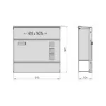BK 380M Briefkasten mit Softclose Dämpfer – Bild 5