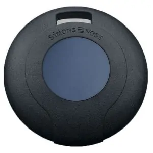 SimonsVoss Transponder MobileKey MK.TRA2.G2 mit blauem Taster und Funk-Elektronik